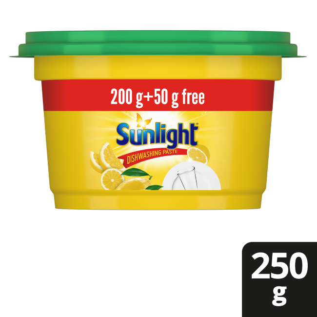Sunlight Lemon Dish Washing Paste 250G